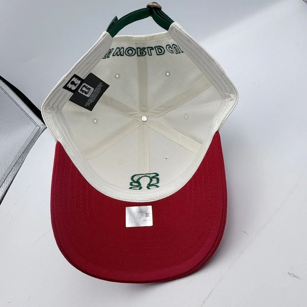 FIFA World Cup 2026 Mexico Hat Core Adjustable Cap Natural/Red Soccer Fan Gear